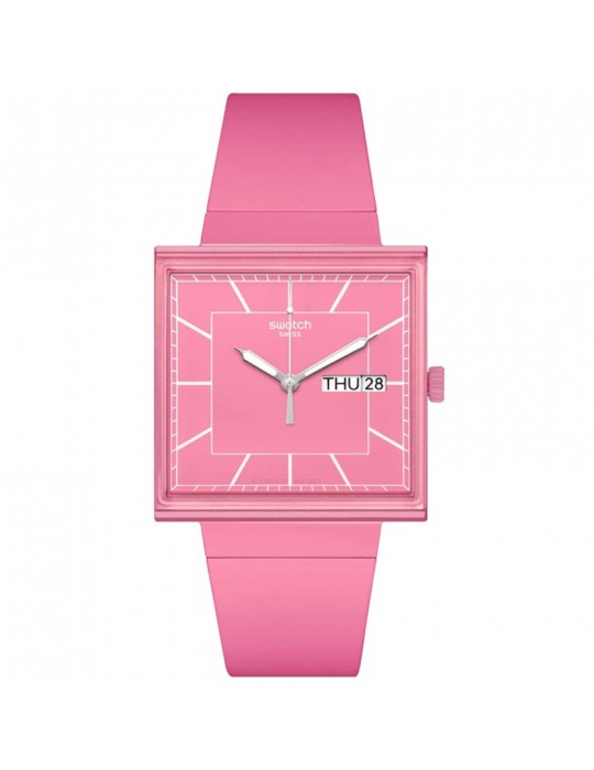 Swatch Watch - What If... Rose - Time and Date - 42mm - Pink - SO34P700