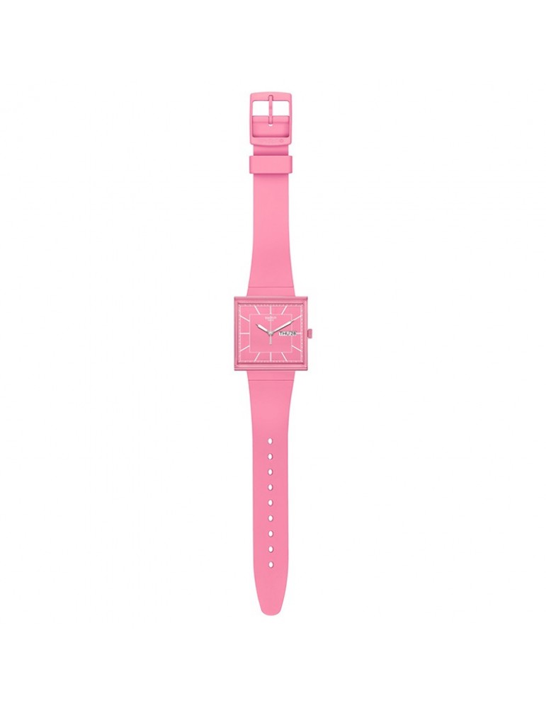 Orologio Swatch - What If... Rose - Tempo e Data - 42mm -Rosa-SO34P700