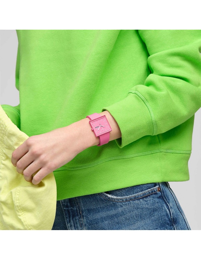 Swatch Watch - What If... Rose - Time and Date - 42mm - Pink - SO34P700