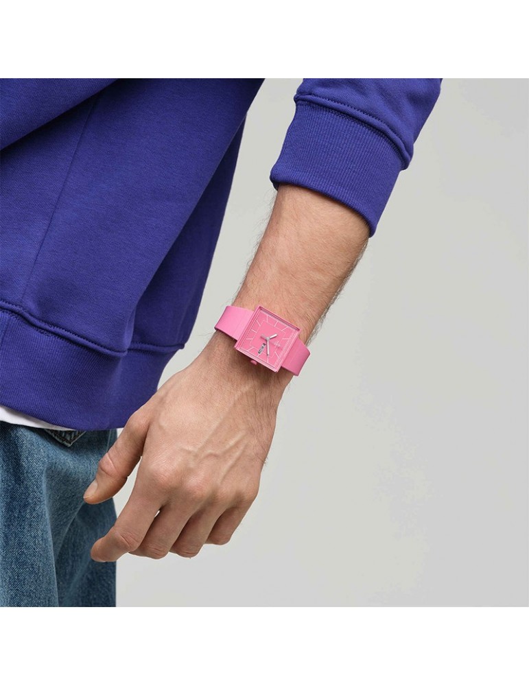 Orologio Swatch - What If... Rose - Tempo e Data - 42mm -Rosa-SO34P700
