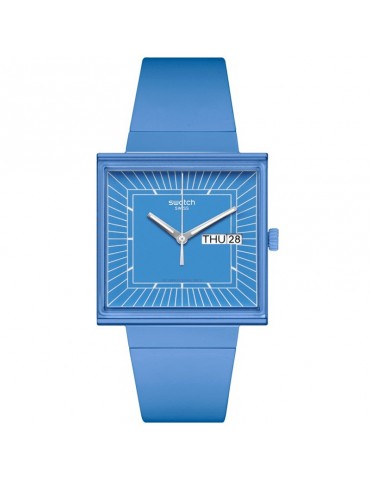 Swatch Watch - What If... Sky - Time and Date - 42mm - Blue - SO34S700