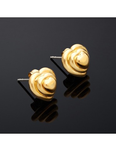 Chiara Ferragni Earrings - Bold-925% Gold Plated Silver-Heart-J19AXP09