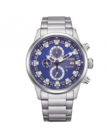 Orologio Citizen - Of Nautic Cronografo Eco-Drive 42mm Blu Bianco - CA0860-80L