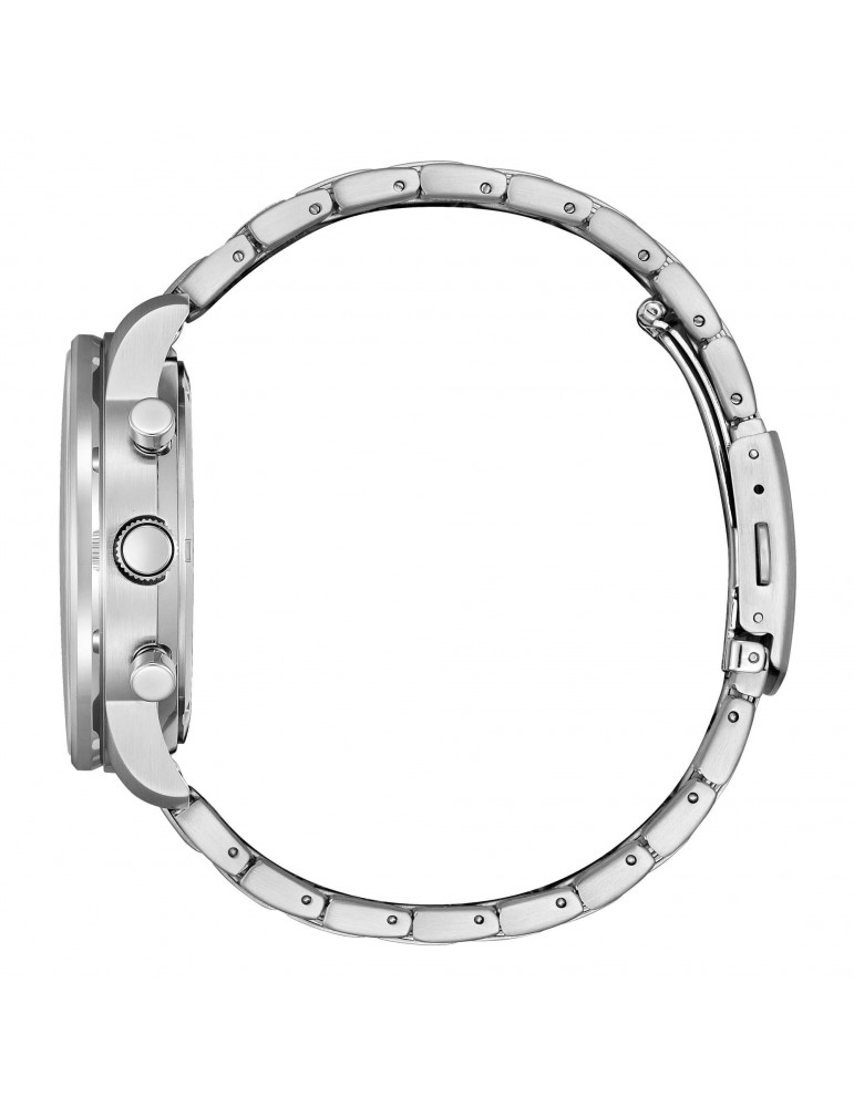 Orologio Citizen - Aviator Cronografo - Eco-Drive 44mm Bianco Nero - CA4500-91A