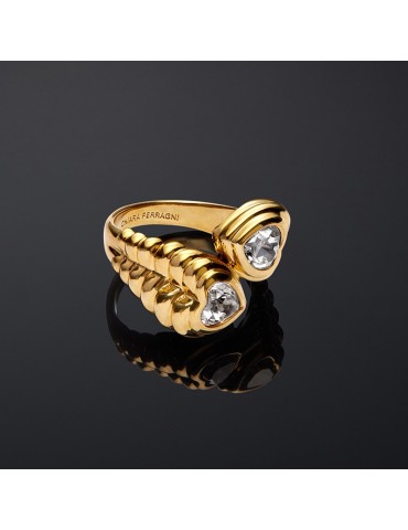 Chiara Ferragni Ring - Bold Strass -Cubic Zirconia-Heart-J19AXP13012 2