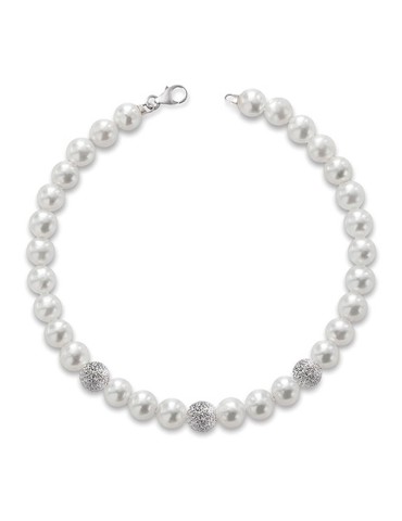 Bracciale Lelune - Young - Perle Coltivate -Boules-Oro Bianco-LLBR0355