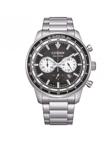 Citizen Men's Watch - Of Aviator Eco-Drive Chronograph 44mm Black White - 0