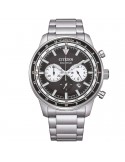 Citizen Men's Watch - Of Aviator Eco-Drive Chronograph 44mm Black White - 0