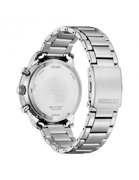 Citizen Men's Watch - Of Aviator Eco-Drive Chronograph 44mm Black White - 0