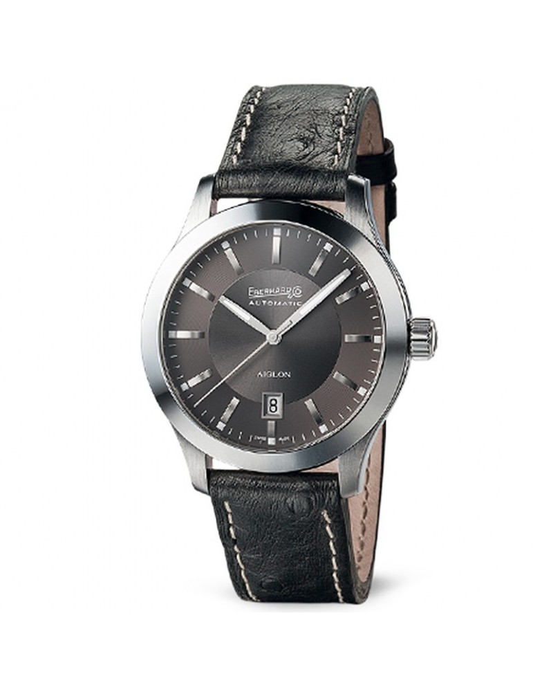 Eberhard Men's Watch - Aiglon Grande Taille Automatic Mechanical 41mm Grey - 0