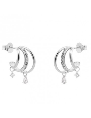 Orecchini Rue Des Mille - Shapes-Tre Cerchi-Goccia Pendente-ORZ020M8RH