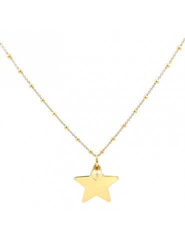 Collana Rue Des Mille - Lunga - Pallini - Ciondolo -Stella-CL001SSTEAU
