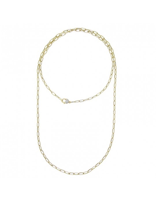 Rue Des Mille Necklace - Amulets - Gold -Heart Carabiner-CLZ021M1AU Rue Des Mille Necklace - Amulets - Gold -Heart Carabiner-CLZ021M1AU