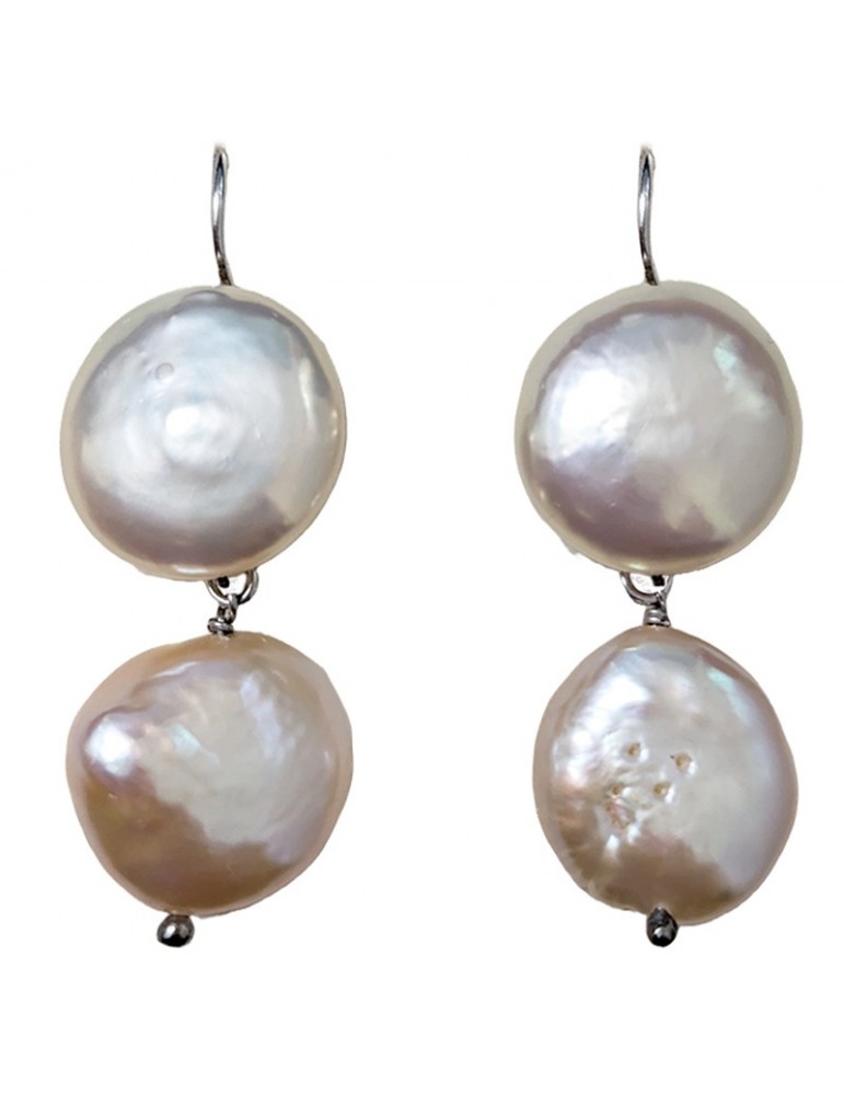 Orecchini Della Rovere - Pendenti - Perle Rosa Barocche - ORDRP110