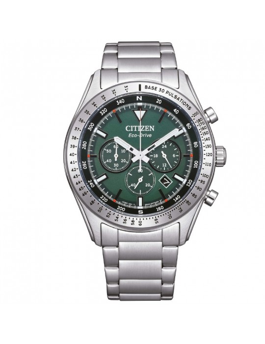 Orologio Citizen - Of Rescue Eco-Drive Cronografo 43mm Verde - CA4600-89X