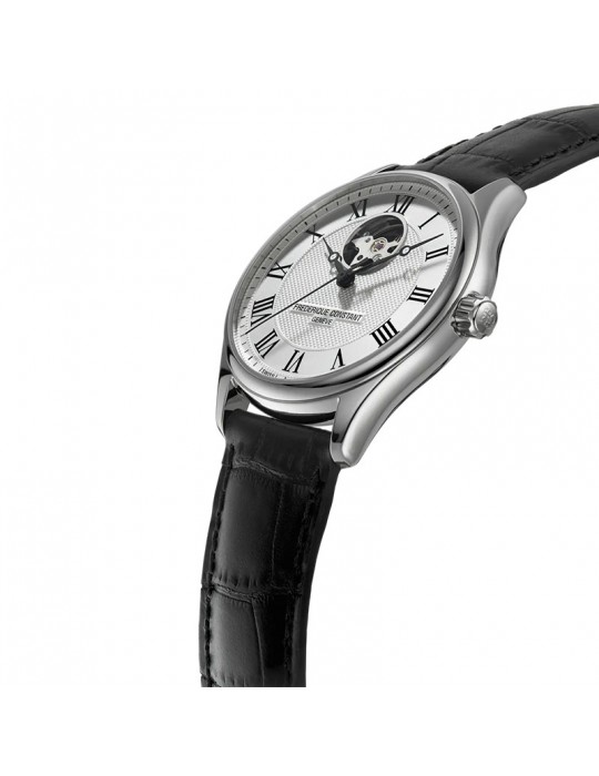 Orologio Frederique Constant - Heart Beat Automatico - 40mm Argento - FC-310MC5B6