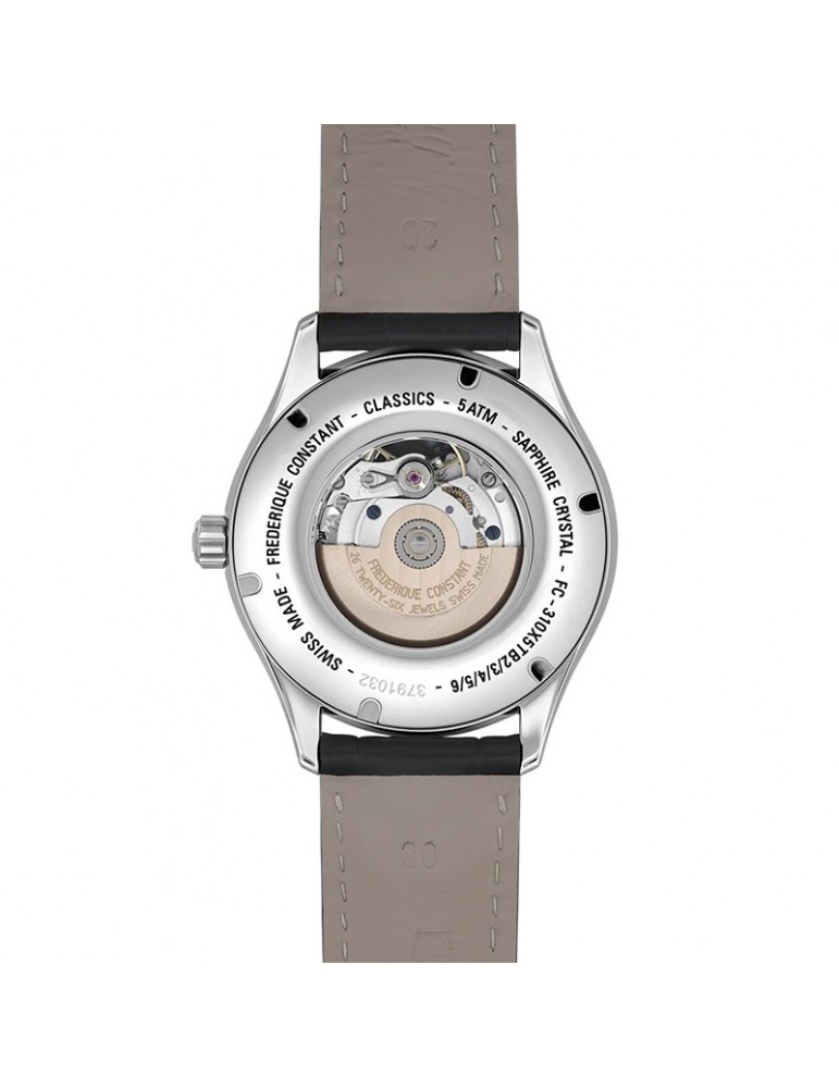 Orologio Frederique Constant - Heart Beat Automatico - 40mm Argento - FC-310MC5B6