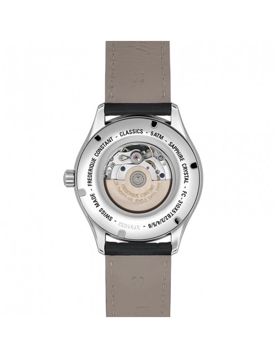 Orologio Frederique Constant - Heart Beat Automatico - 40mm Argento - FC-310MC5B6