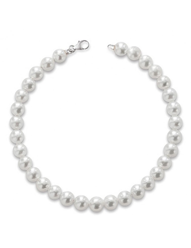 Bracciale Lelune - Young - Oro Bianco - Perle 7 - 7,5 mm - LLBR752