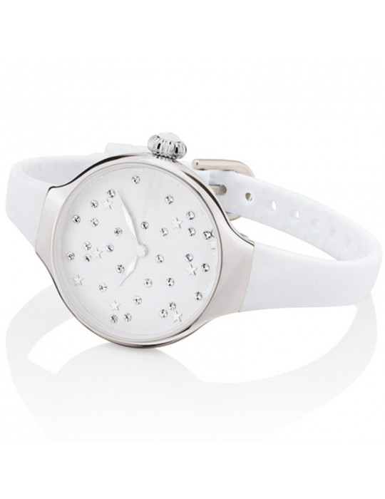 Orologio Hoops - Nouveau Chérie Sliding Star - 30mm - Bianco - 2639L02 Orologio Hoops - Nouveau Chérie Sliding Star - 30mm - Bianco - 2639L02
