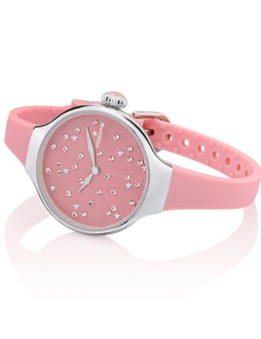 Hoops Watch - Nouveau Chérie Sliding Star - 30mm - Pink - 2639L05