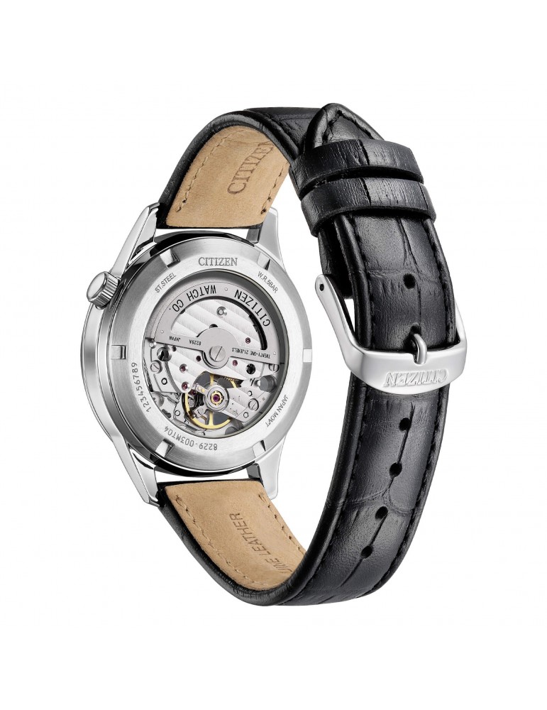 Citizen Watch - Automatic Mechanical 40mm Black Rose Gold with Visible Movement - 0