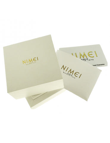 Orecchini Nimei - Oro Bianco 18 Carati - Perle Grigie 7-7,5mm - PPN775BNG 2