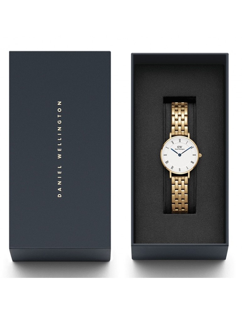 Orologio Daniel Wellington - 5-Link Gold -28mm - Bianco - DW00100682