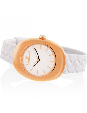 Orologio Hoops -  Nuage - Solo Tempo - Rose Gold-34mm-Bianco-2653LRG02