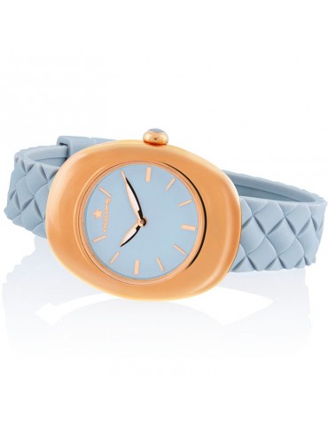 Orologio Hoops -  Nuage - Solo Tempo - Rose Gold-34mm-Grigio-2653LRG06