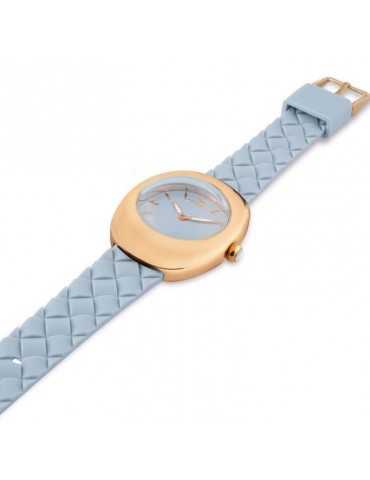 Orologio Hoops -  Nuage - Solo Tempo - Rose Gold-34mm-Grigio-2653LRG06 2