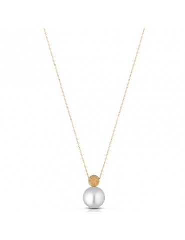Collana Lelune - Moonlight - Oro Giallo - Perla Pendente - LLCL55853