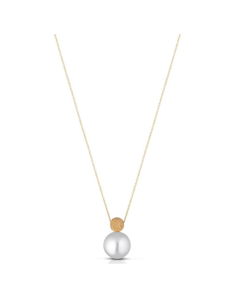 Collana Lelune - Moonlight - Oro Giallo - Perla Pendente - LLCL55853