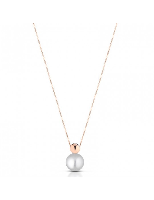 Lelune Necklace with Cultivated Pearl 8-8,5 mm for Women - 0