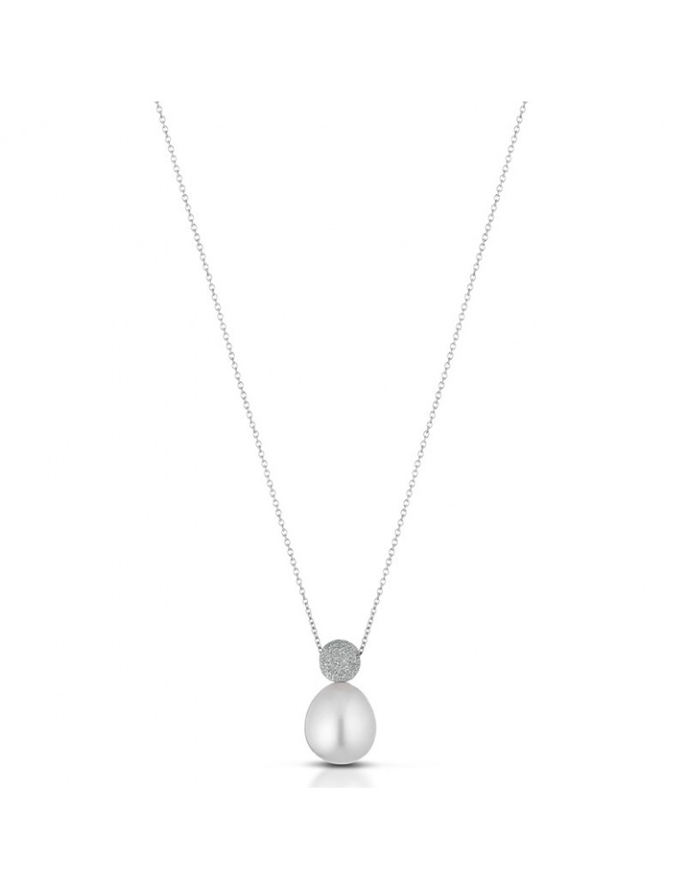 Lelune Necklace with Cultivated Pearl 8.5-9 mm for Women - 0