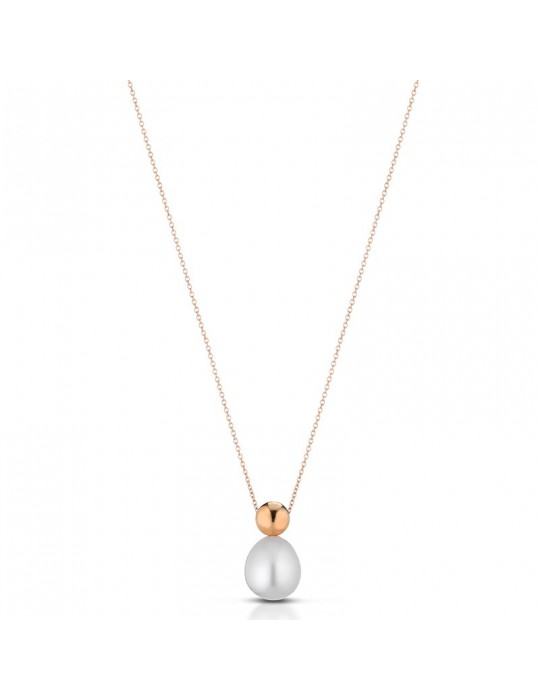 Lelune Necklace with Cultivated Pearl 8.5-9 mm for Women - 0