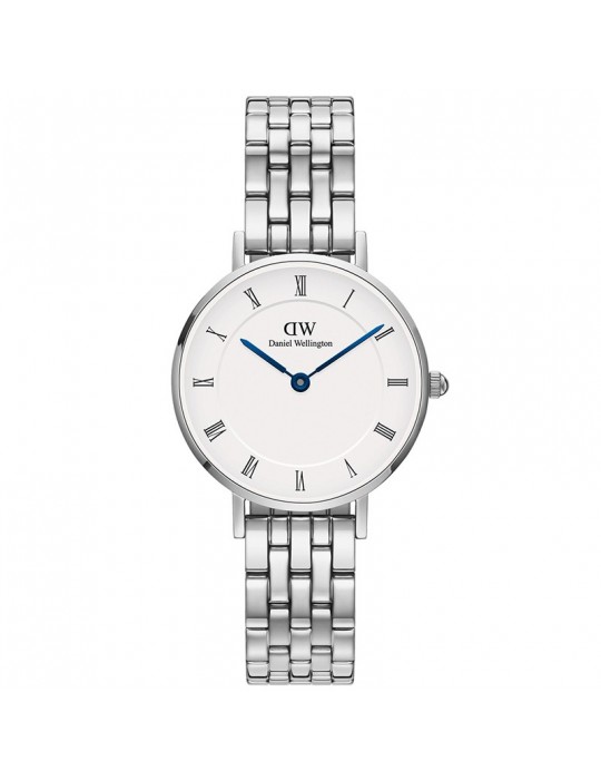 Daniel Wellington Watch - 5-Link Silver -28mm - White - DW00100685