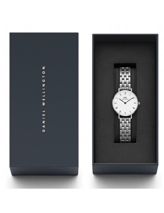 Daniel Wellington Watch - 5-Link Silver -28mm - White - DW00100685