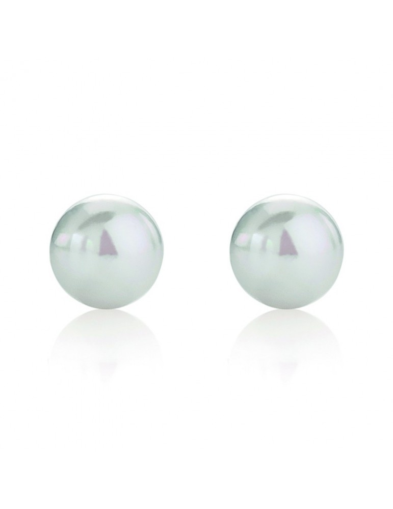 Orecchini Lelune - Classic  Oro Bianco  Perle 4,5 - 5 mm - LLEA0050