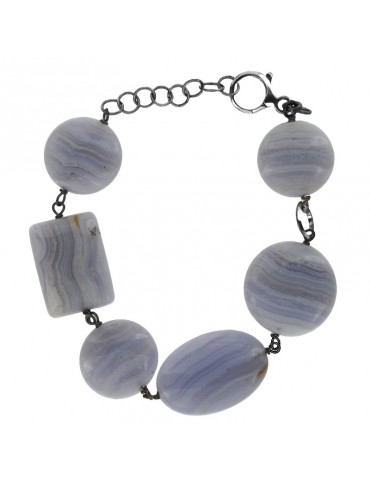 Bracciale Della Rovere - in Argento 925% - Calcedonio - BRDR074