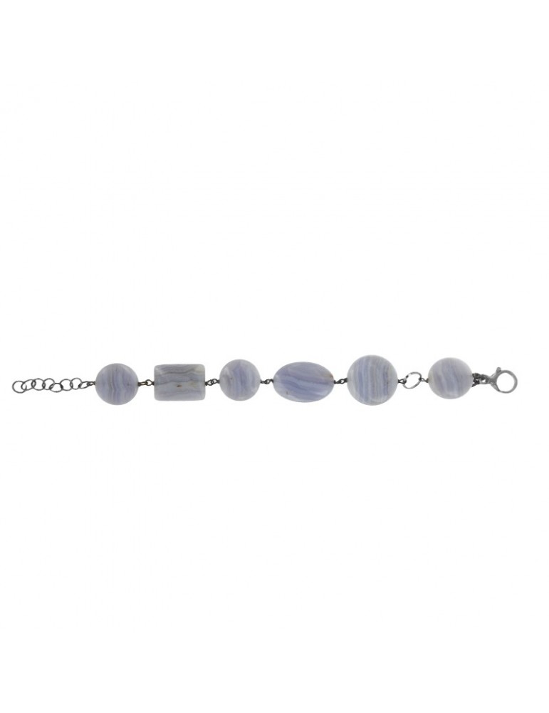 Della Rovere Bracelet - in 925% Silver - Chalcedony - BRDR074