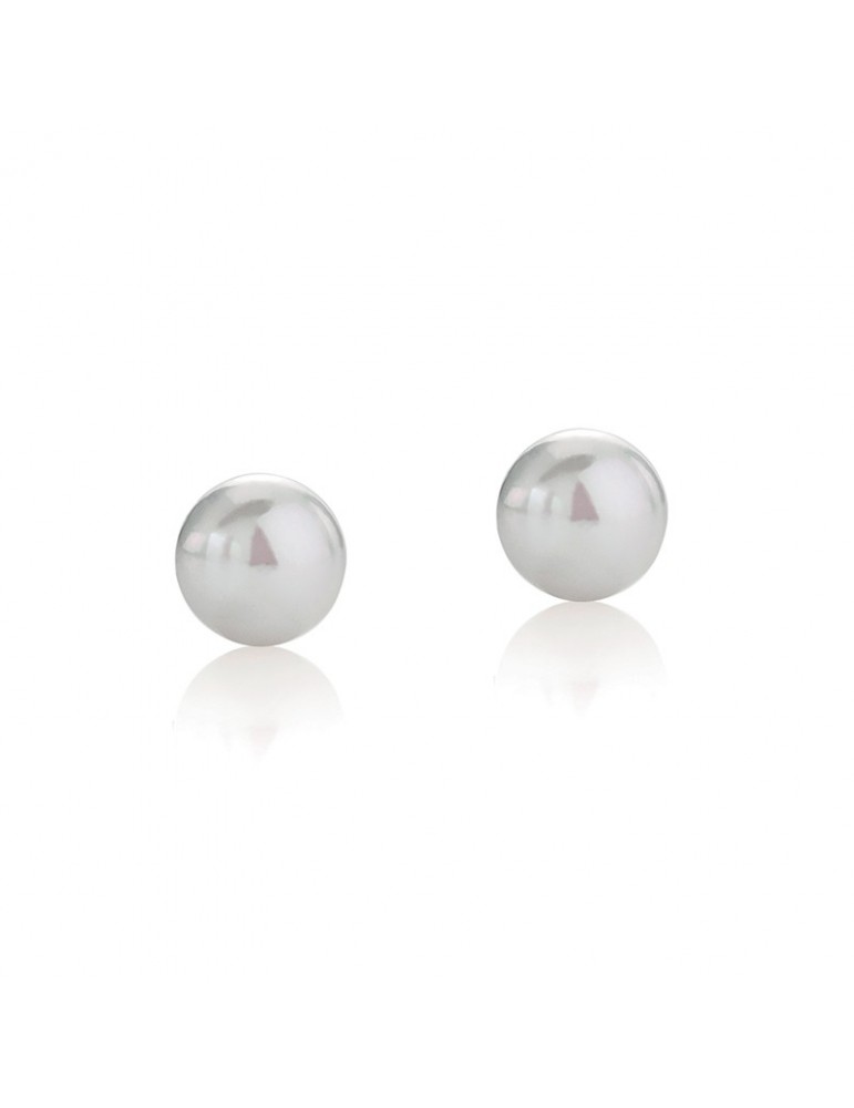 Orecchini Lelune - Classic  Oro Bianco  Perle 6 - 6,5 mm - LLEA0065