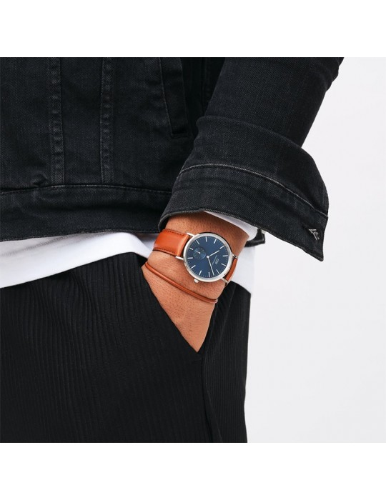 Orologio Daniel Wellington -St Mawes Arctic-Silver-40mm-Blu-DW00100709