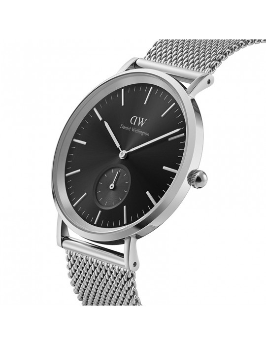 Orologio Daniel Wellington - Sterling Onyx-Silver-40mm-Nero-DW00100711
