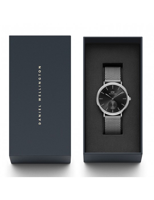 Orologio Daniel Wellington - Sterling Onyx-Silver-40mm-Nero-DW00100711