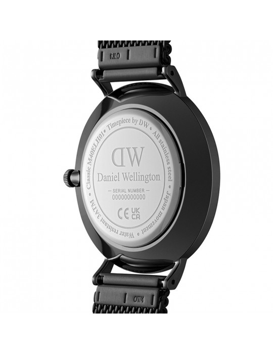 Orologio Daniel Wellington - Ashfield Onyx - 40mm - Nero - DW00100714