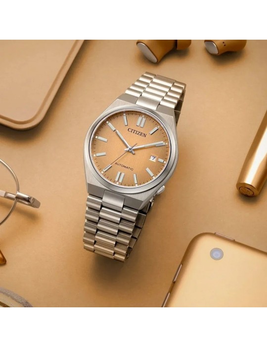 Citizen Men's Watch - Tsuyosa Automatic Mechanical 40mm Peach - 0