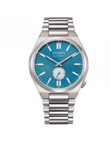 Citizen Men's Watch - Tsuyosa Automatic Mechanical Small Second 40mm Light Blue Guilloch - 0