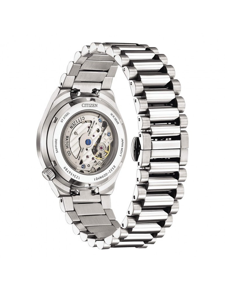 Orologio Citizen - Tsuyosa - Automatico Small Second 40mm Celeste Guillochè - NK5010-51L