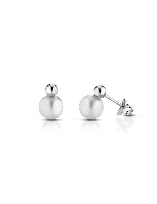 Lelune Earrings with Cultivated Pearls 6,5-7 mm for Women - 0